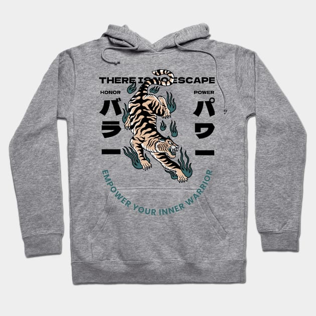 No escape squad, empower your inner warrior Hoodie by Awesome T-Shirt Designs By Manou